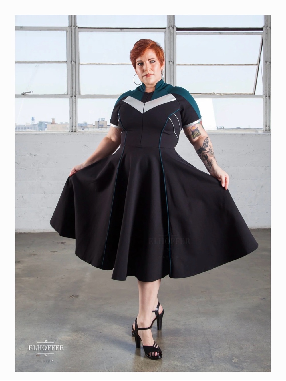 Elhoffer designs Corps Dress